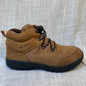 Columbia Fairbanks Mid Waterproof Camel Brown Ankle Winter Boots Mens 7